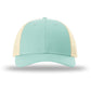 Unisex Low Pro Trucker Cap - 115 - Aruba Blue/Birch