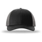 Unisex Low Pro Trucker Cap - 115 - Black/Charcoal