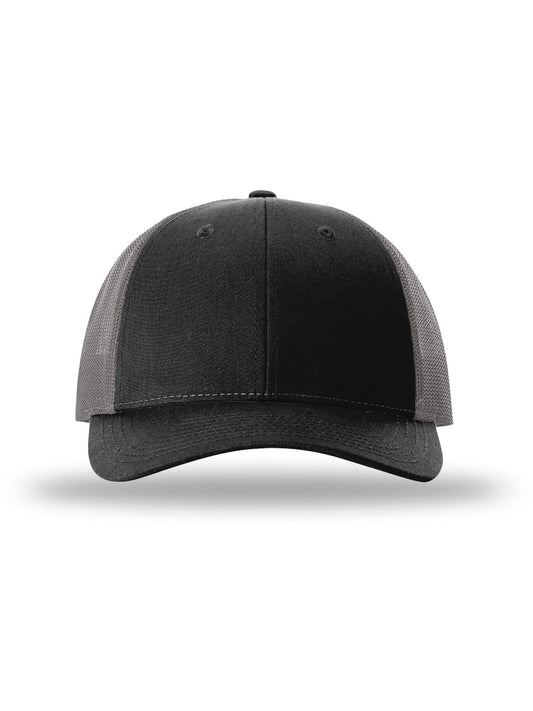 Unisex Low Pro Trucker Cap - 115 - Black/Charcoal