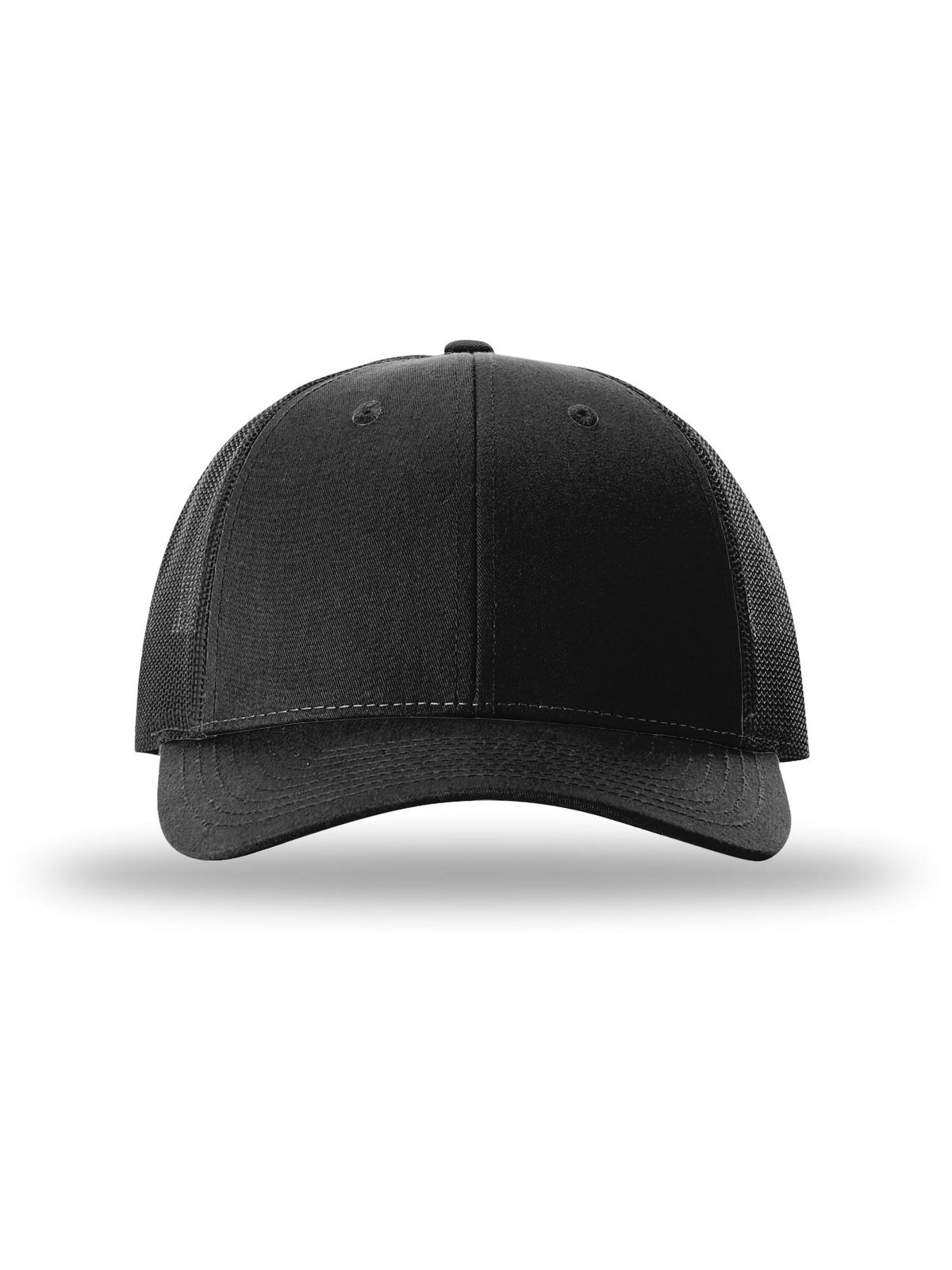 Unisex Low Pro Trucker Cap - 115 - Black