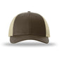 Unisex Low Pro Trucker Cap - 115 - Brown/Khaki