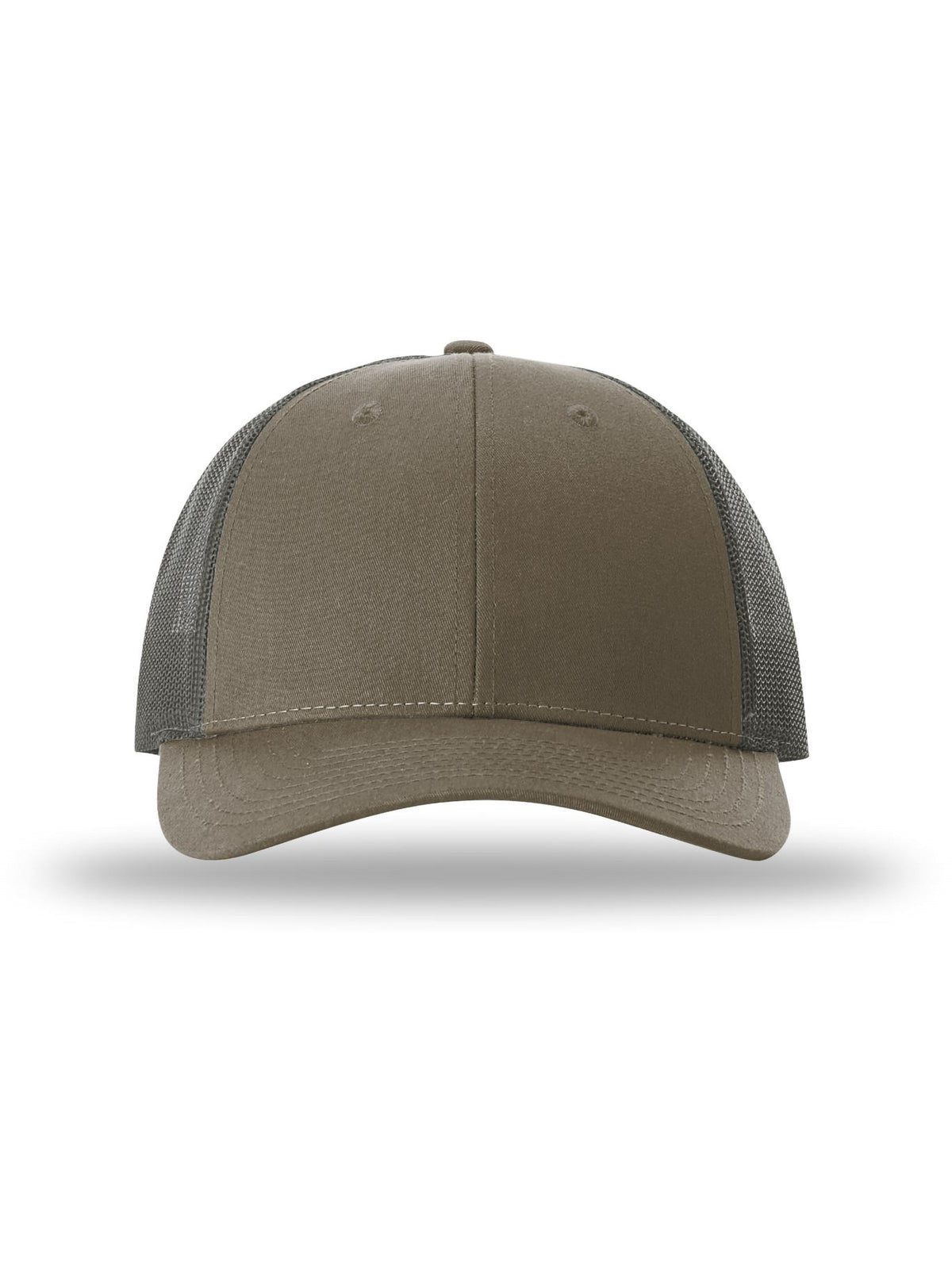 Unisex Low Pro Trucker Cap - 115 - Chocolate Chip/Grey Brown