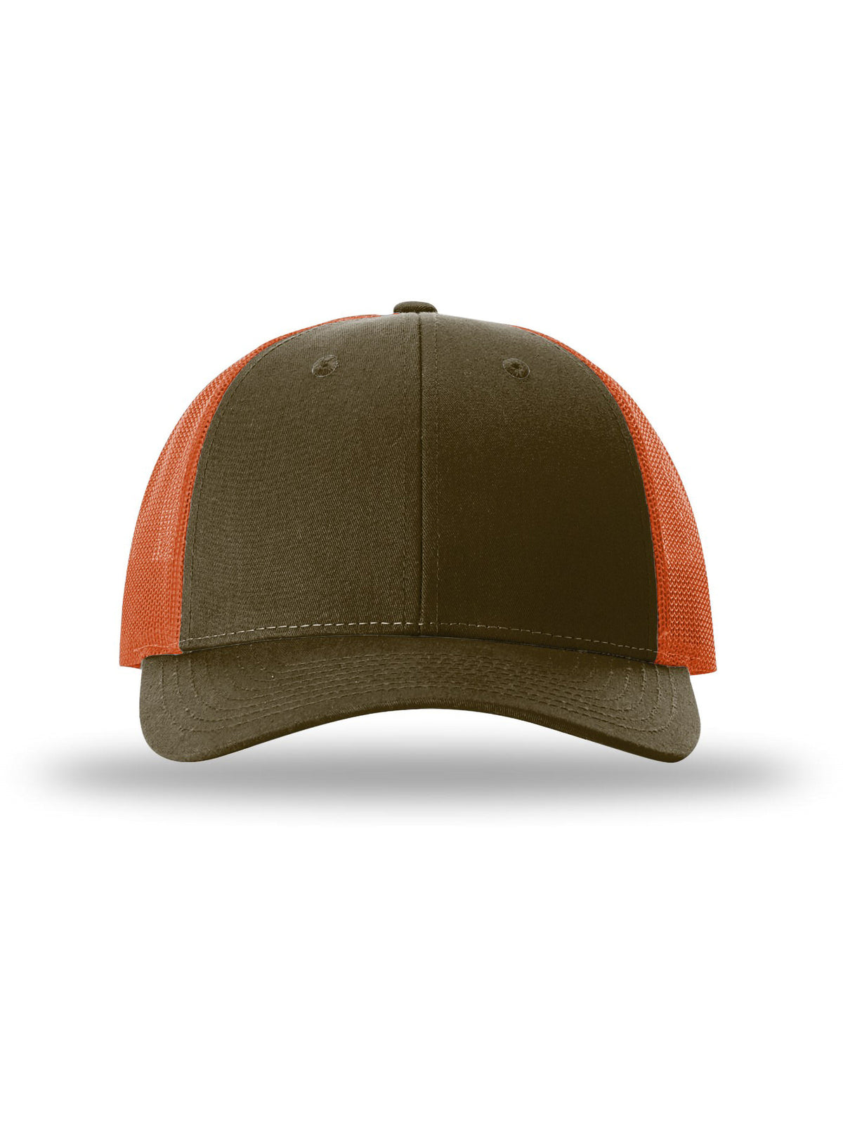 Unisex Low Pro Trucker Cap - 115 - Dark Loden/Jaffa Orange