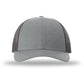 Unisex Low Pro Trucker Cap - 115 - Heather Grey/Dark Charcoal