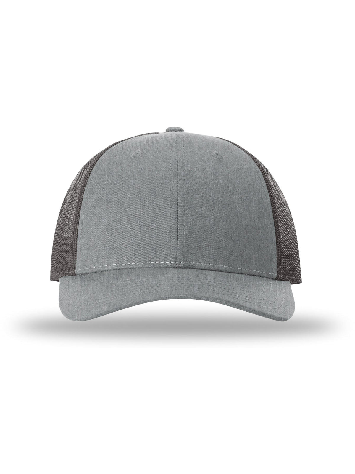 Unisex Low Pro Trucker Cap - 115 - Heather Grey/Dark Charcoal