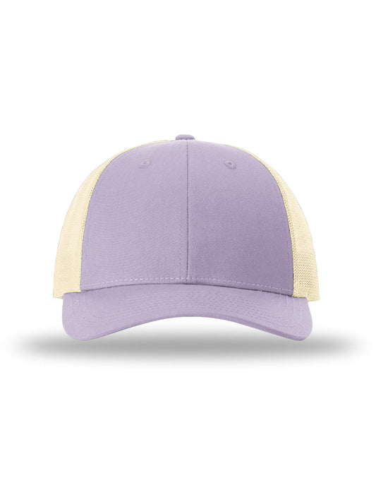 Unisex Low Pro Trucker Cap - 115 - Lilac/Birch