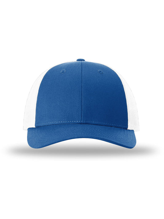 Unisex Low Pro Trucker Cap - 115 - Royal/White