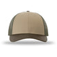 Unisex Low Pro Trucker Cap - 115 - Tan/Loden/Brown
