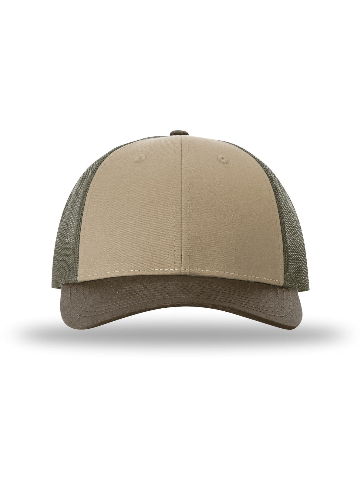 Unisex Low Pro Trucker Cap - 115 - Tan/Loden/Brown