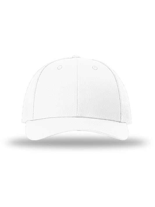 Unisex Low Pro Trucker Cap - 115 - White