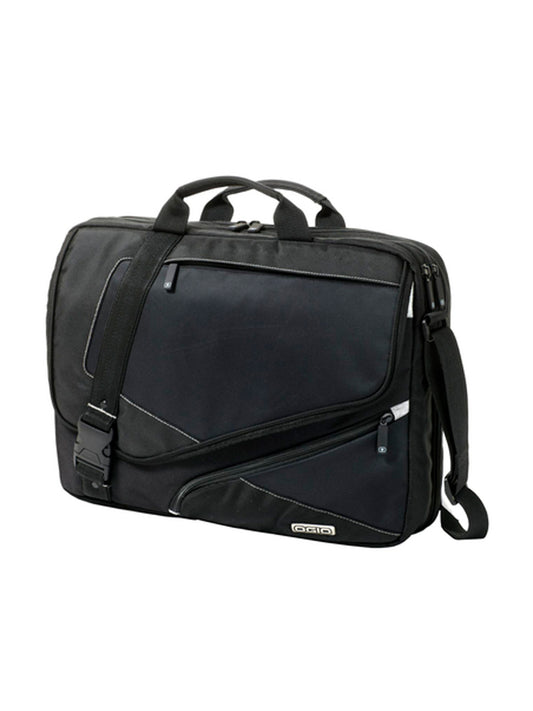 10-Pocket Voyager Messenger Bag - 117023 - Black/ Petrol