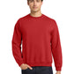 Men's Pocketless Crewneck Sweatshirt - 18000 - Red