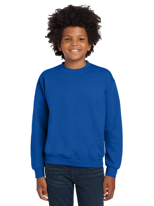 Youth Heavy Blend Crewneck Sweatshirt - 18000B - Royal
