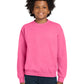 Youth Heavy Blend Crewneck Sweatshirt - 18000B - Safety Pink
