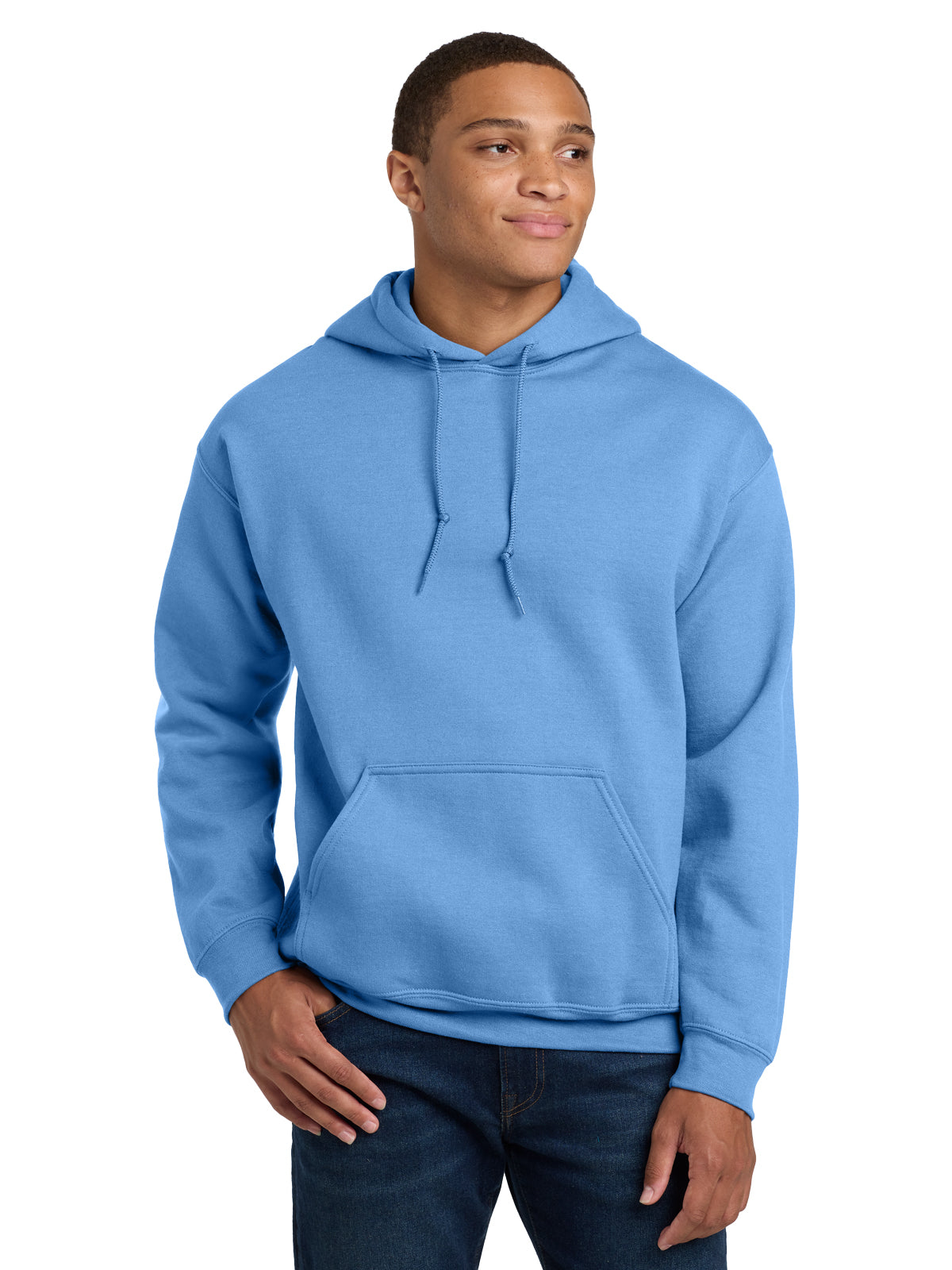 Men's 1-Pocket Heavy Blend Hooded Sweatshirt - 18500 - Carolina Blue