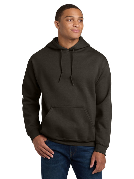 Men's 1-Pocket Heavy Blend Hooded Sweatshirt - 18500 - Dark Chocolate