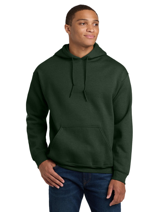 Men's 1-Pocket Heavy Blend Hooded Sweatshirt - 18500 - Forest Green