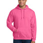 Men's 1-Pocket Heavy Blend Hooded Sweatshirt - 18500 - Safety Pink