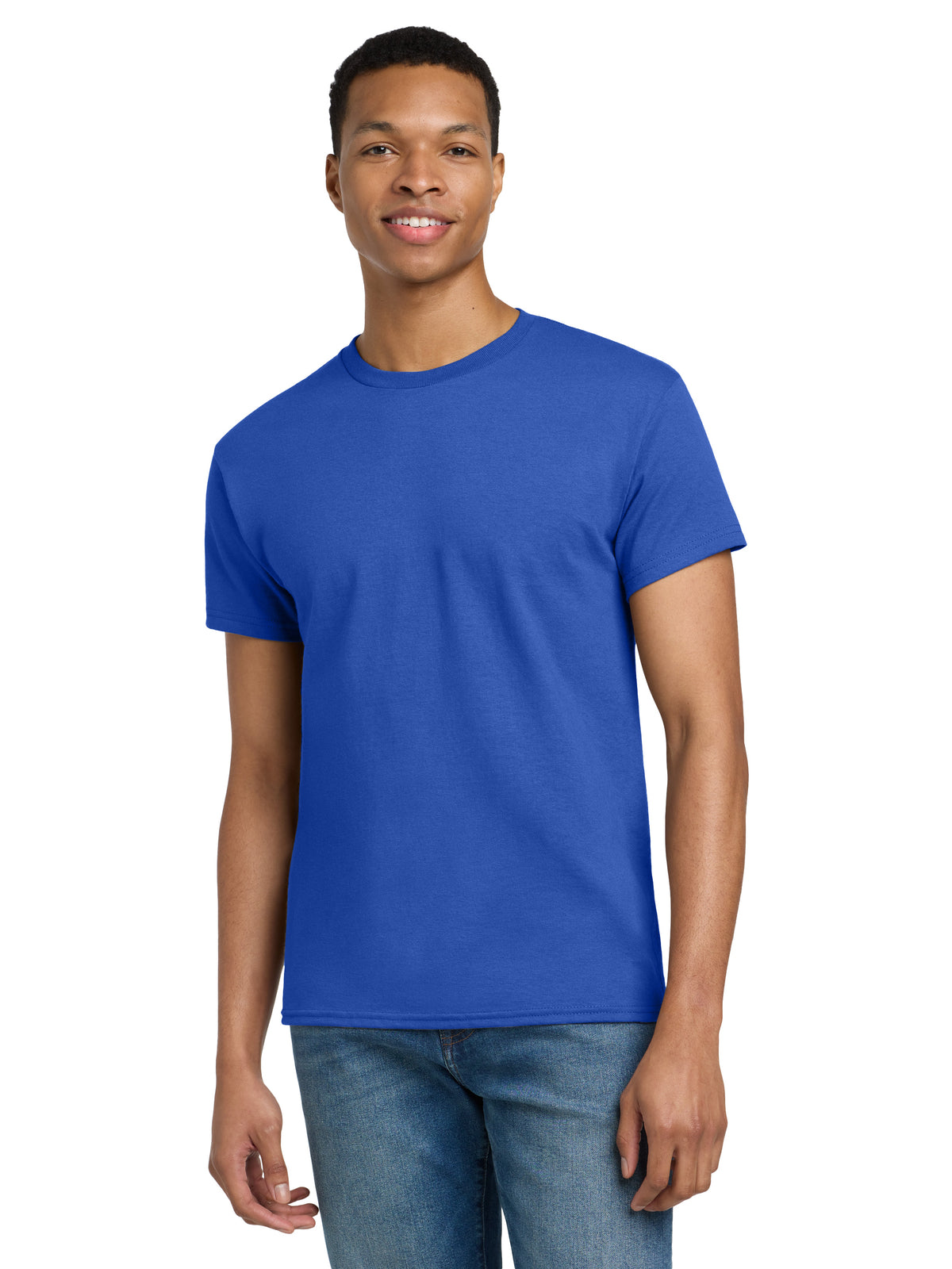 Men's Pocketless 100% US Cotton T-Shirt - 2000T - Royal
