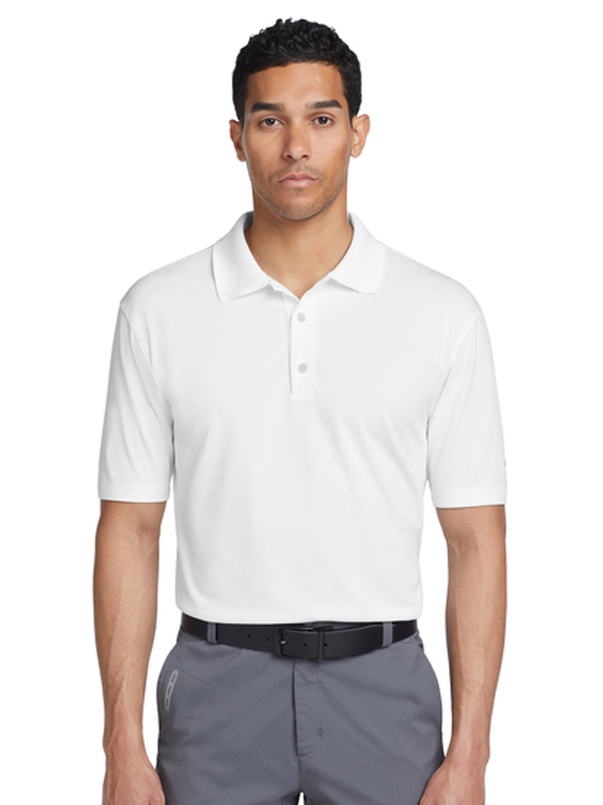 Men's Pocketless Tech Basic Polo - 203690 - White