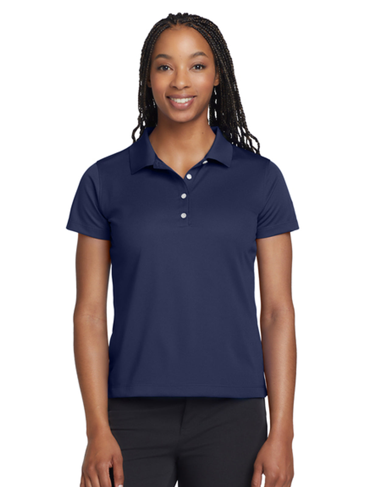 Women's Pocketless Tech Basic Polo - 203697 - Midnight Navy