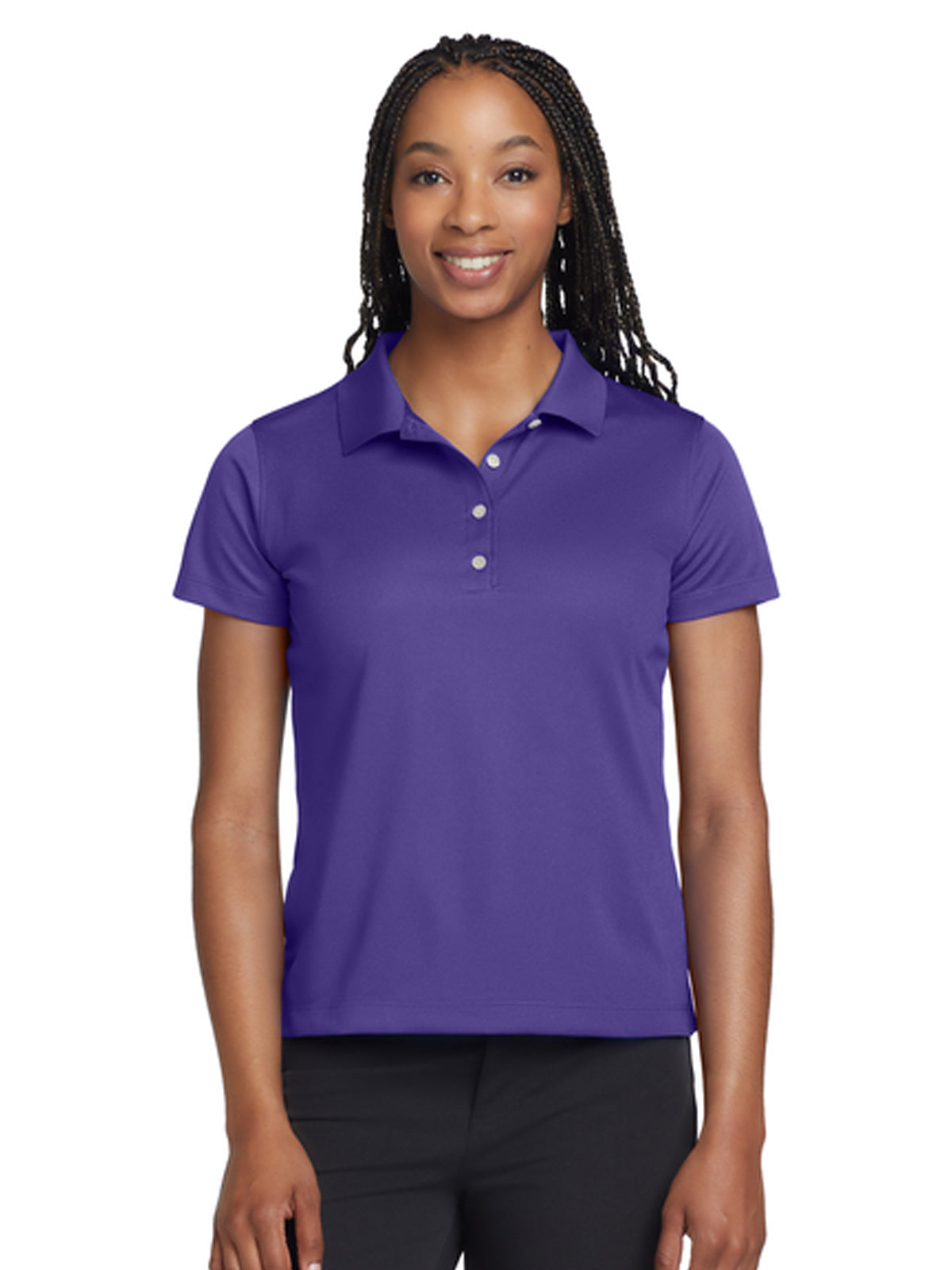 Women's Pocketless Tech Basic Polo - 203697 - Varsity Purple