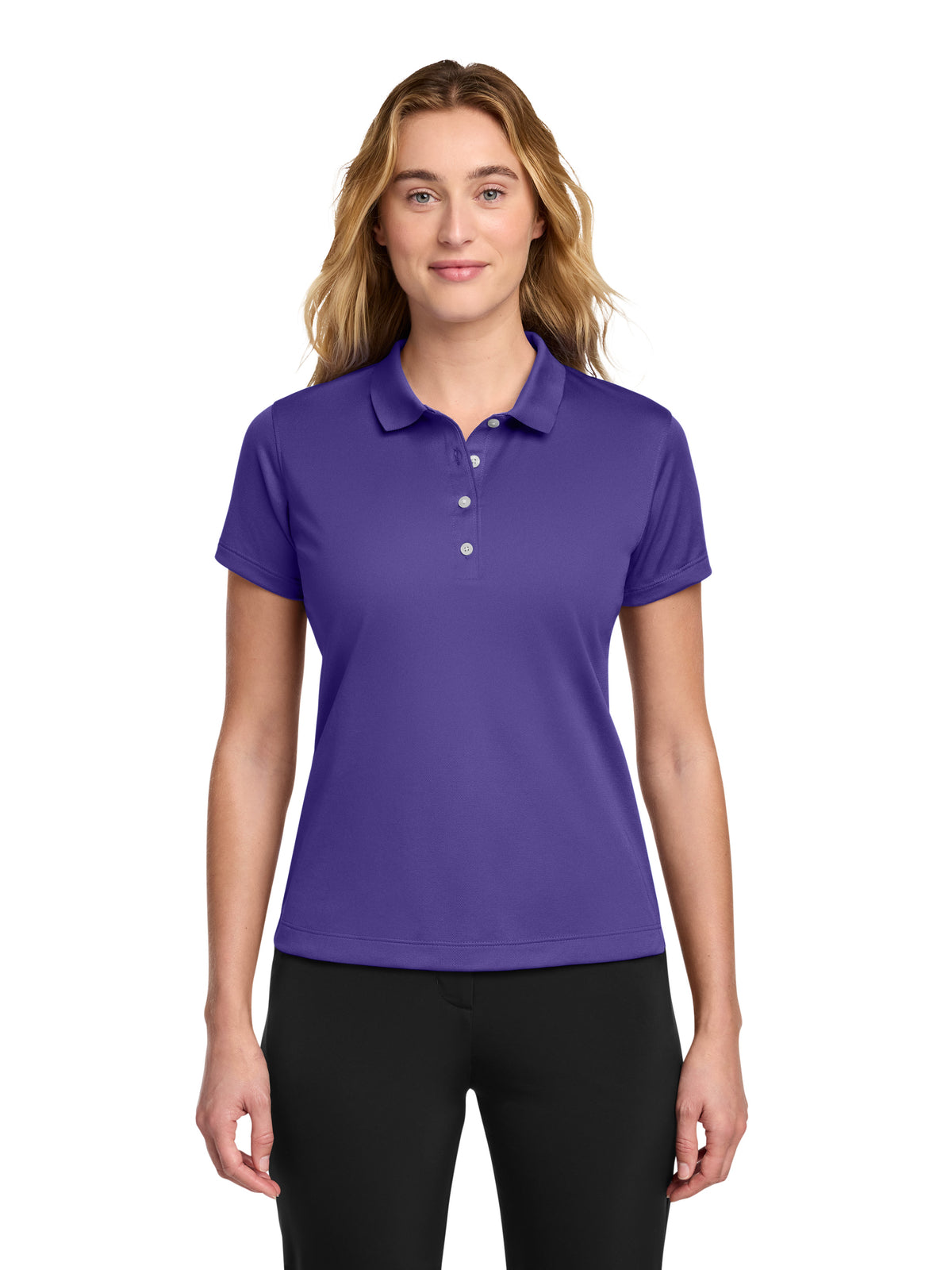 Women's Pocketless Tech Basic Polo - 203697 - Varsity Purple
