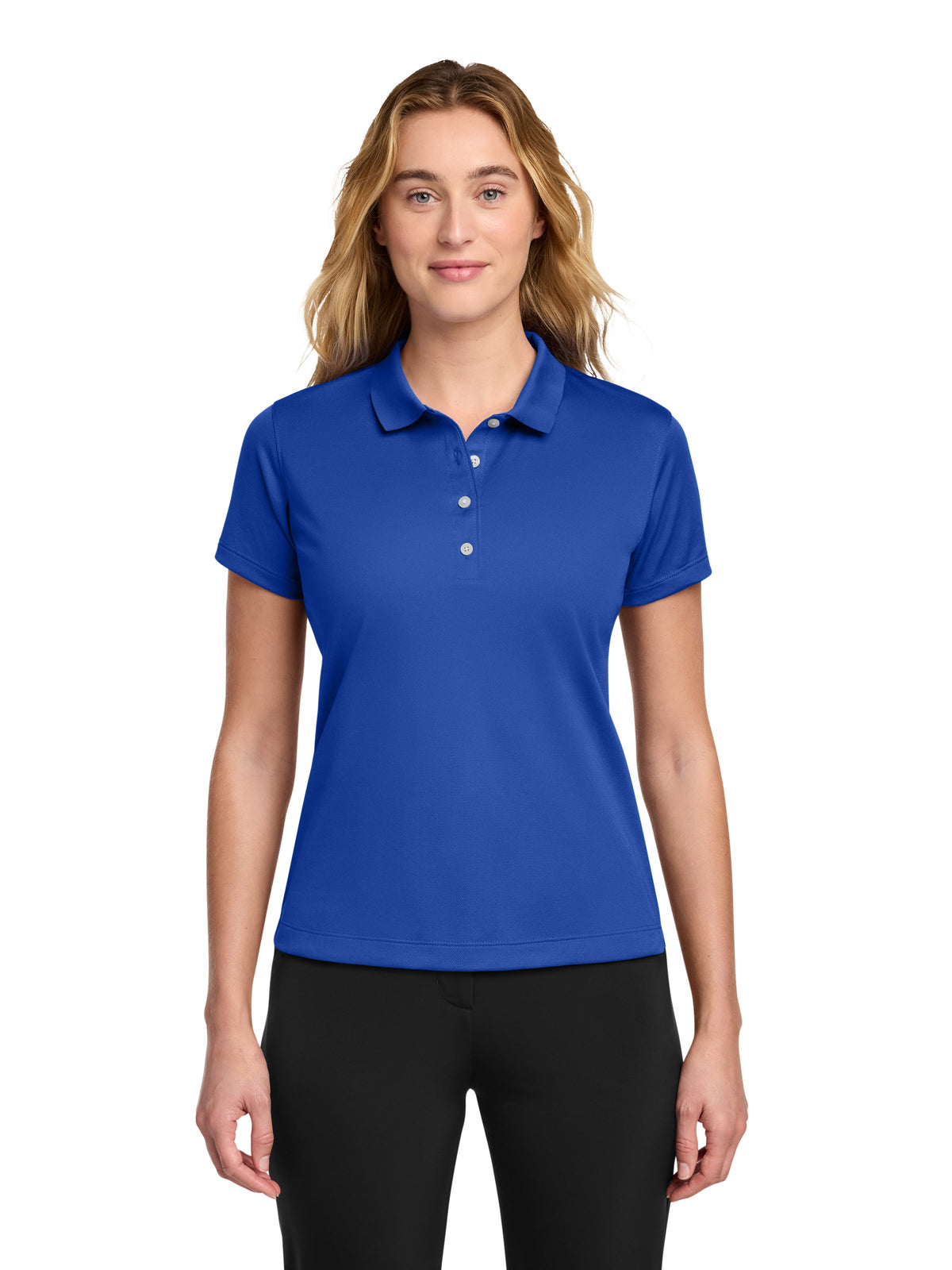 Women's Pocketless Tech Basic Polo - 203697 - Varsity Royal