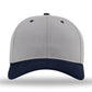 Unisex Pro Twill Snapback Cap - 212 - Grey/ Grey/ Navy