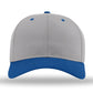 Unisex Pro Twill Snapback Cap - 212 - Grey/ Grey/ Royal