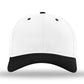 Unisex Pro Twill Snapback Cap - 212 - White/ White/ Black