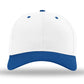 Unisex Pro Twill Snapback Cap - 212 - White/ White/ Royal