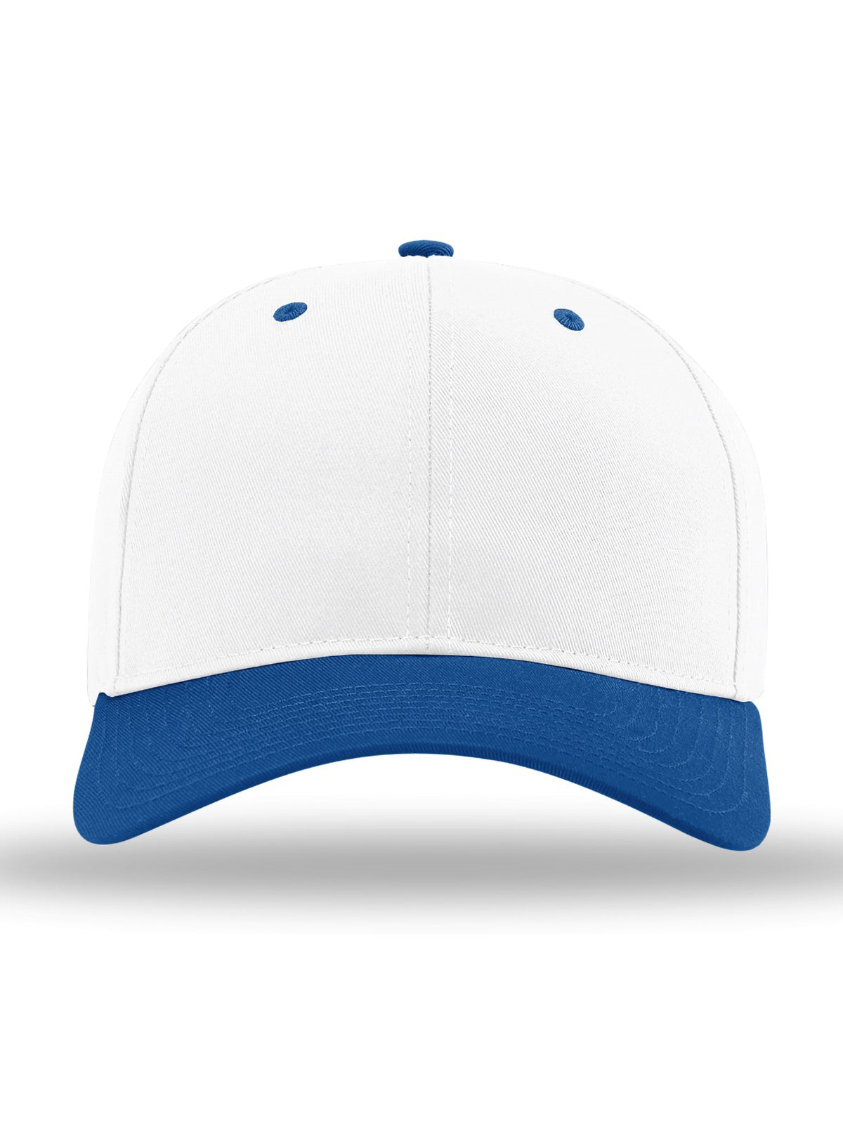 Unisex Pro Twill Snapback Cap - 212 - White/ White/ Royal
