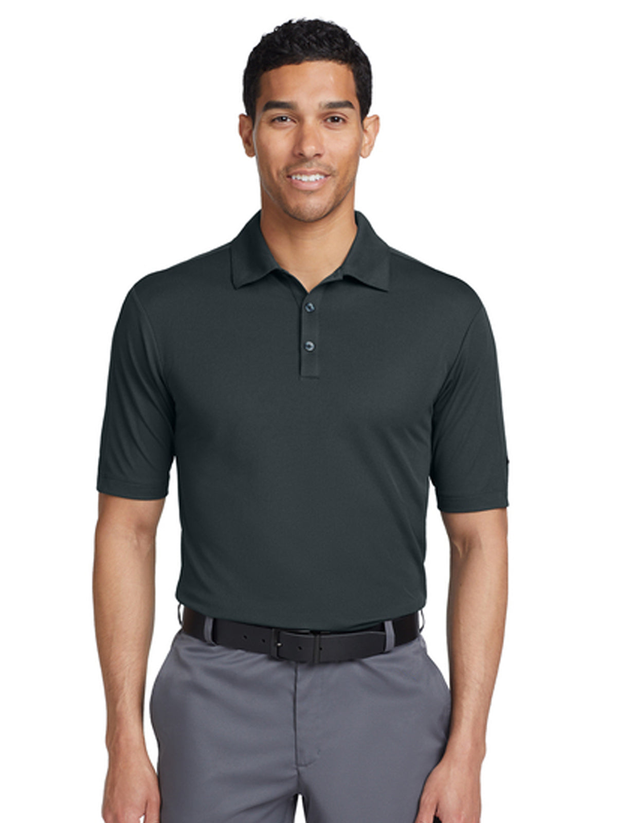 Men's Pocketless Dri-FIT Polo - 266998 - Anthracite
