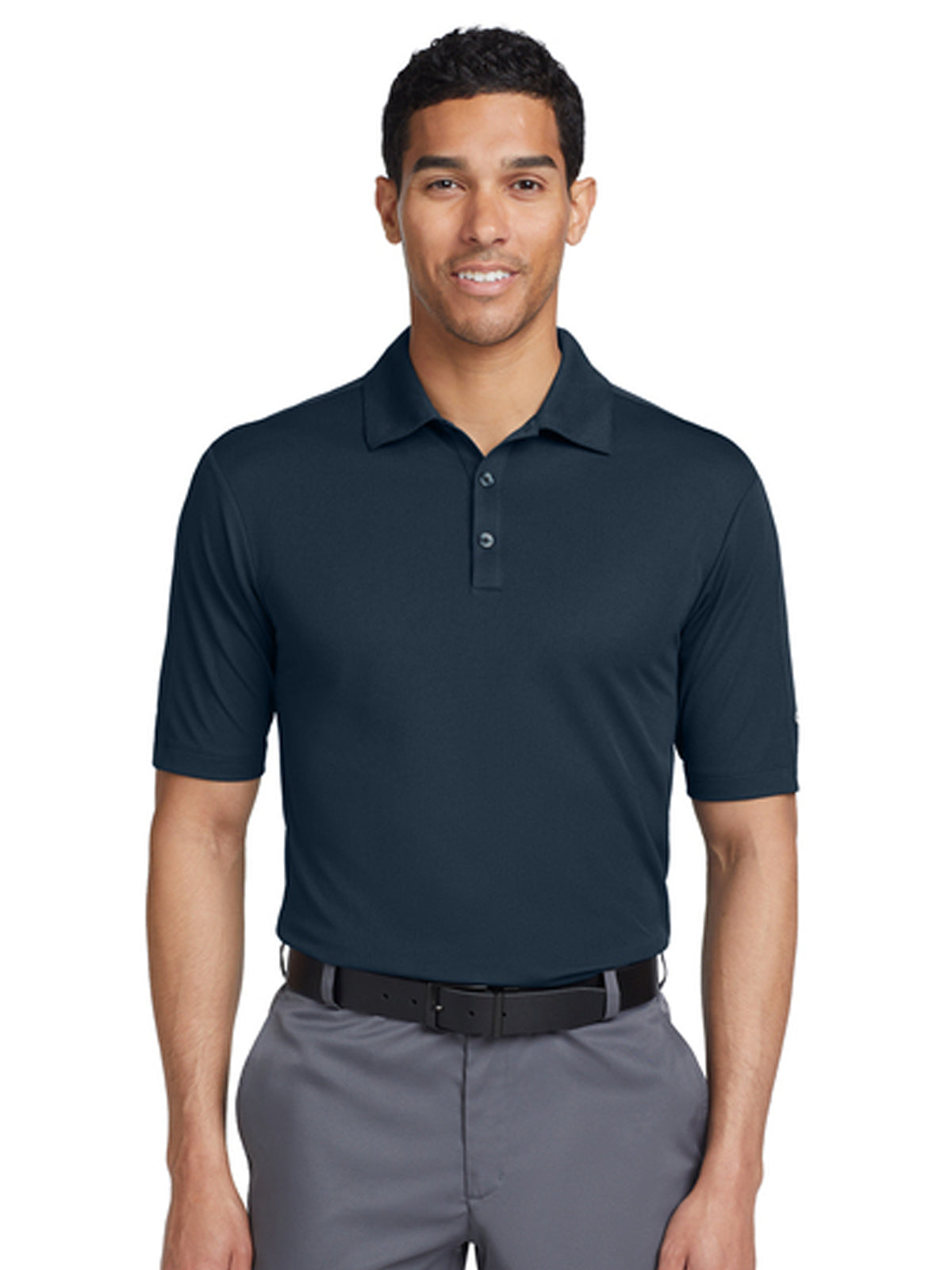 Men's Pocketless Dri-FIT Polo - 266998 - Navy
