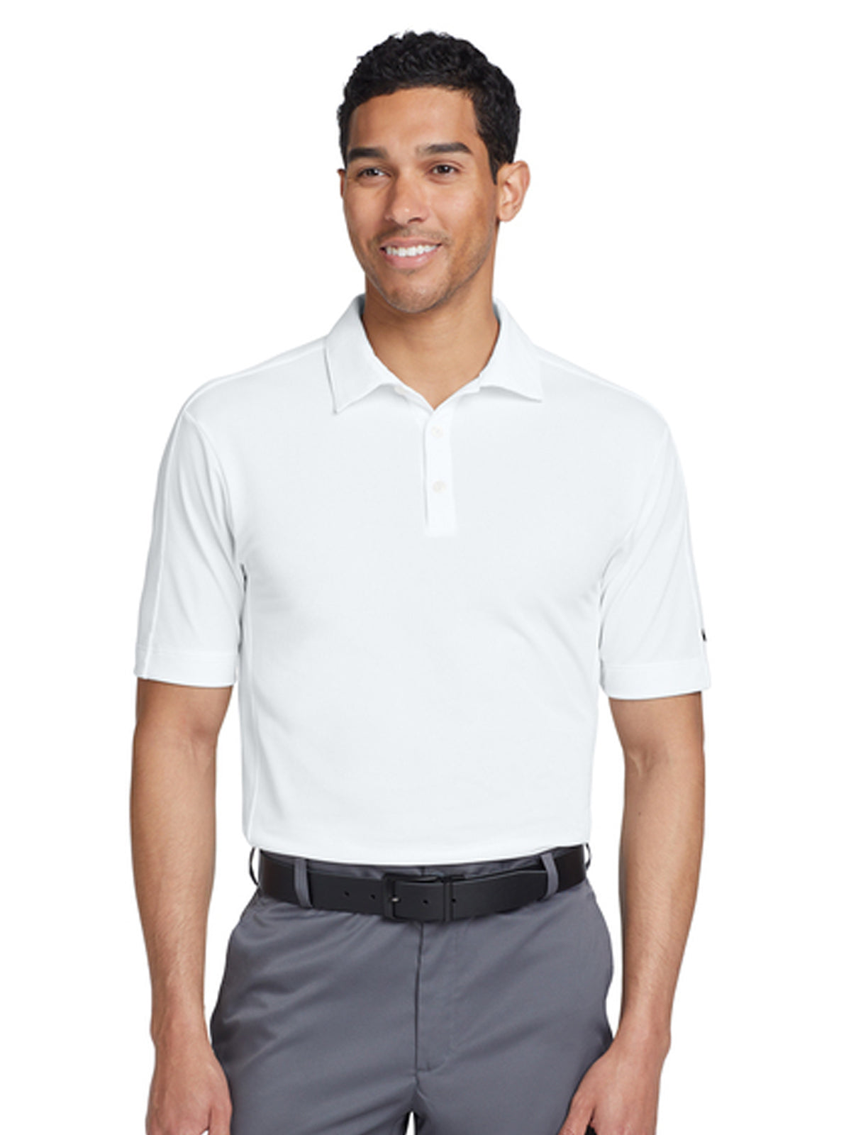 Men's Pocketless Dri-FIT Polo - 266998 - White