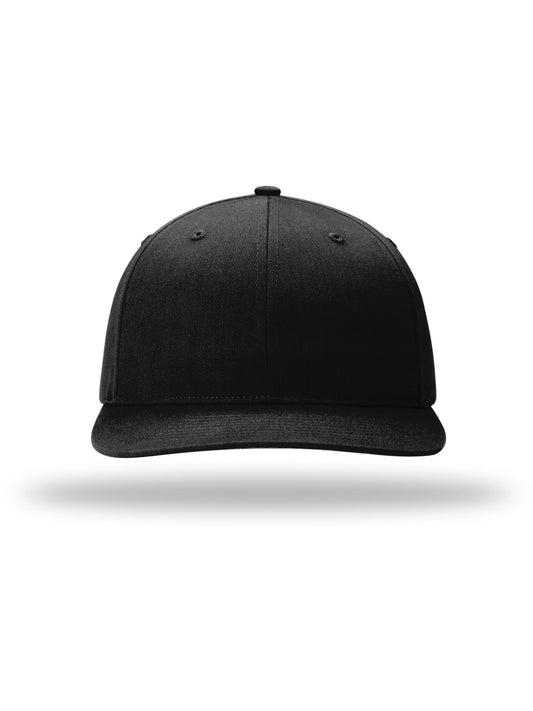 Unisex Solid Twill Trucker Cap - 312 - Black
