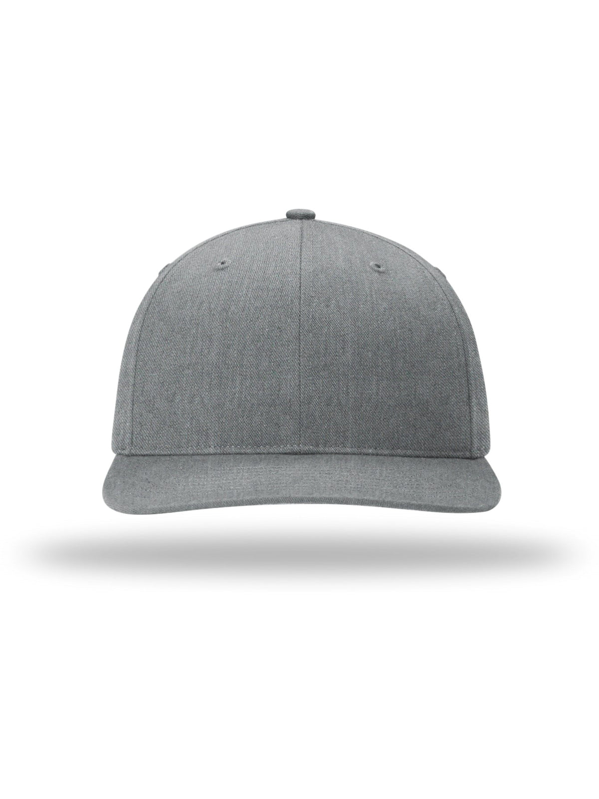 Unisex Solid Twill Trucker Cap - 312 - Heather Grey