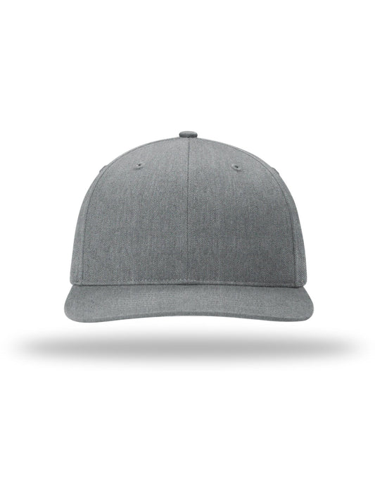 Unisex Solid Twill Trucker Cap - 312 - Heather Grey