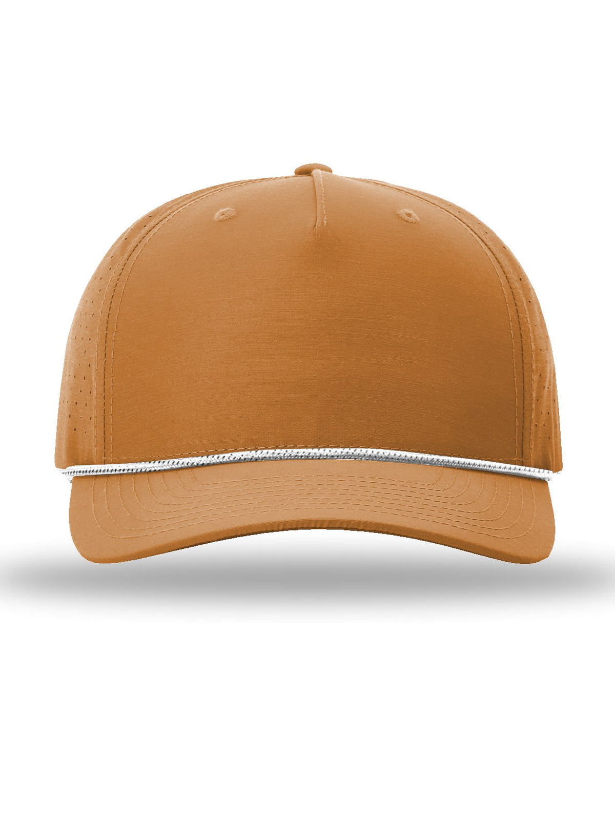 Unisex Laser Perf Performance Rope Cap - 355 - Clay/ White Black