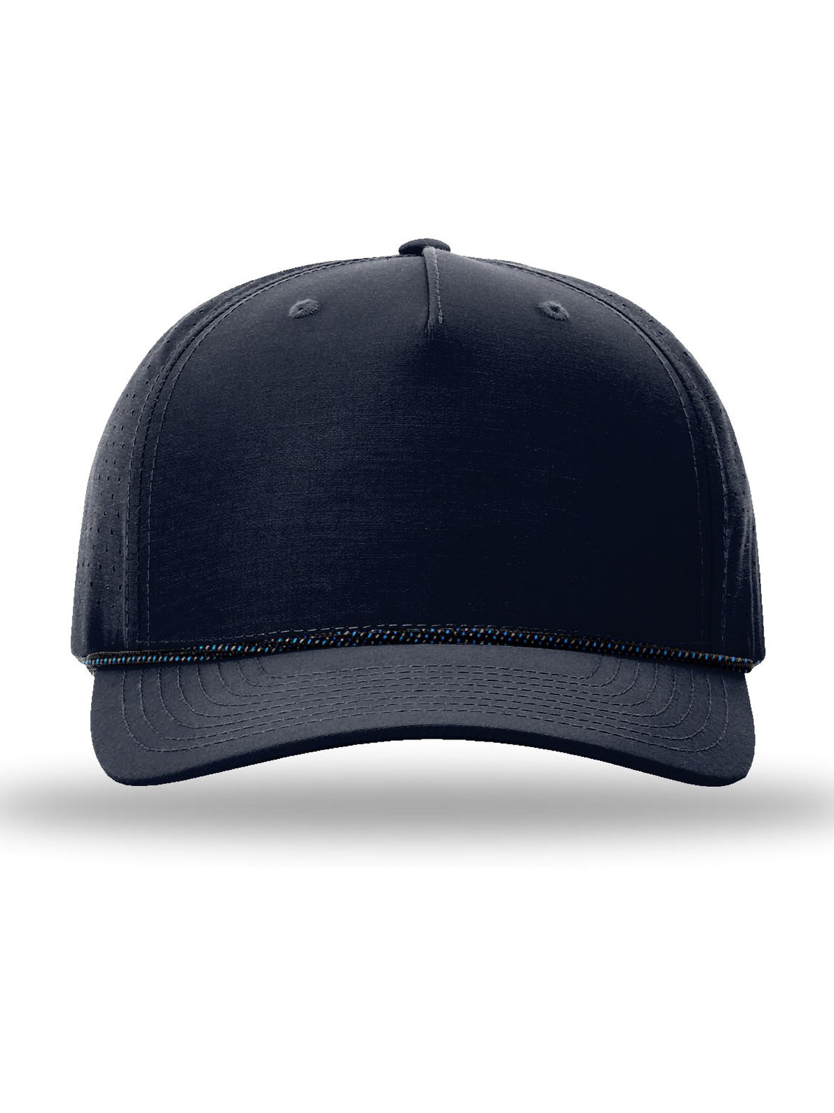 Unisex Laser Perf Performance Rope Cap - 355 - Navy/ Midnight Navy Grey Blue
