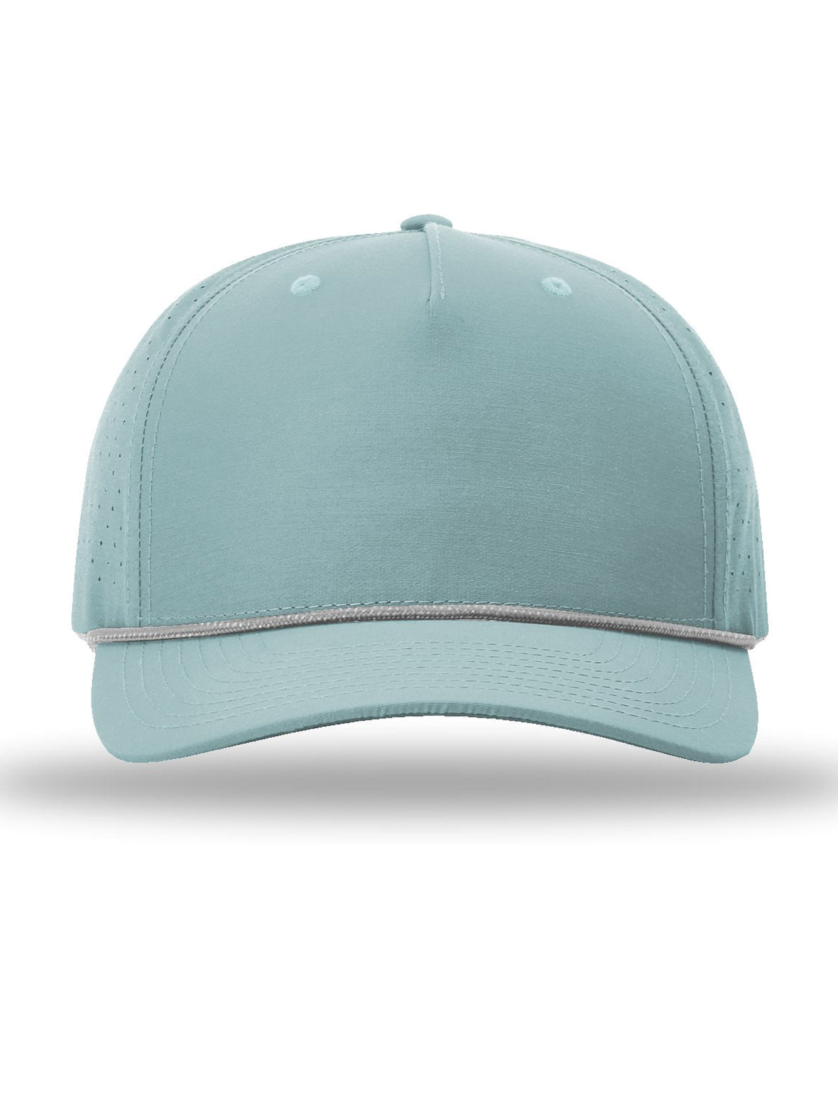 Unisex Laser Perf Performance Rope Cap - 355 - Smoke Blue/ Grey White