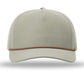 Unisex Laser Perf Performance Rope Cap - 355 - Trenchcoat/ Russet Grey