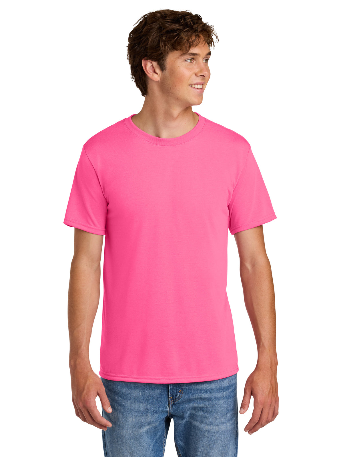 Men's Performance T-Shirt - 42000 - Safety Pink