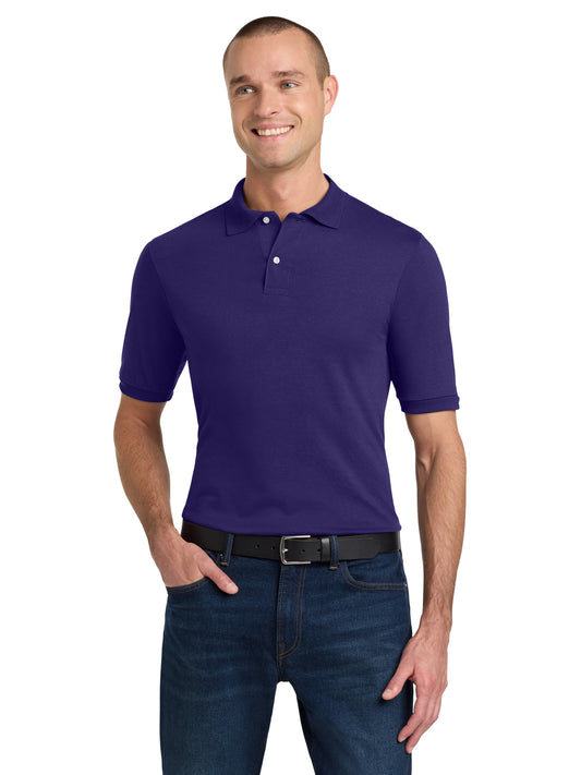 Men's Pocketless Dri-Power Sport Shirt - 437M - Deep Purple
