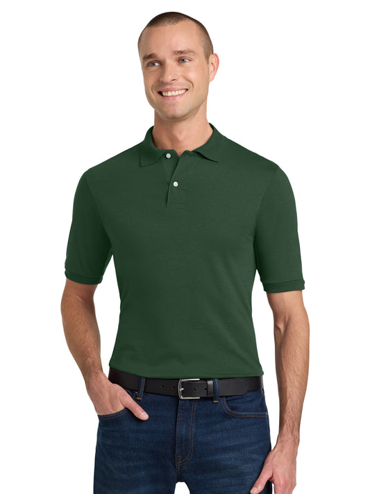 Men's Pocketless Dri-Power Sport Shirt - 437M - Forest