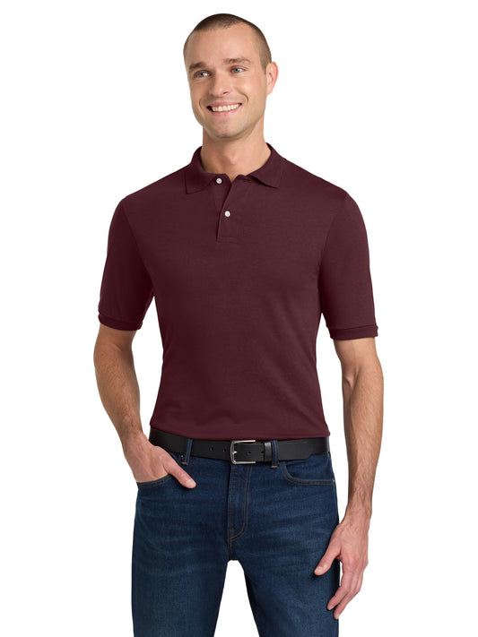 Men's Pocketless Dri-Power Sport Shirt - 437M - Maroon
