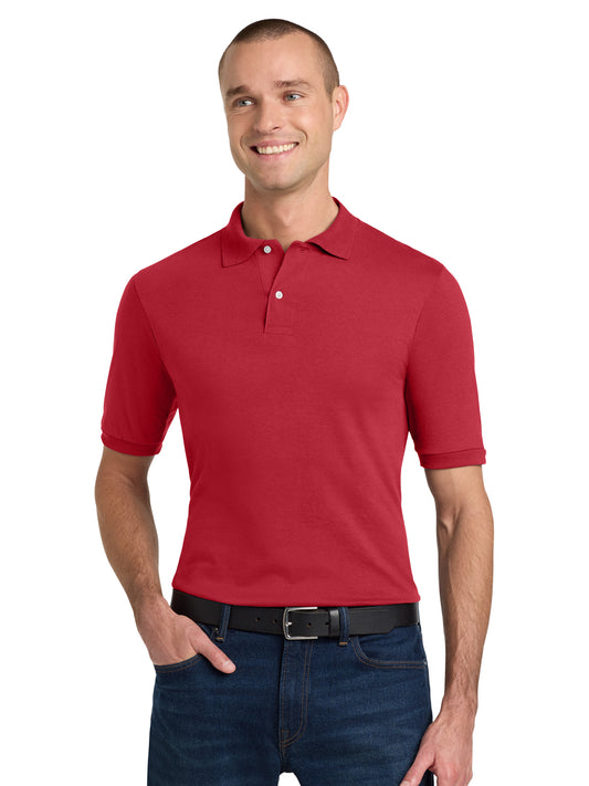 Men's Pocketless Dri-Power Sport Shirt - 437M - True Red