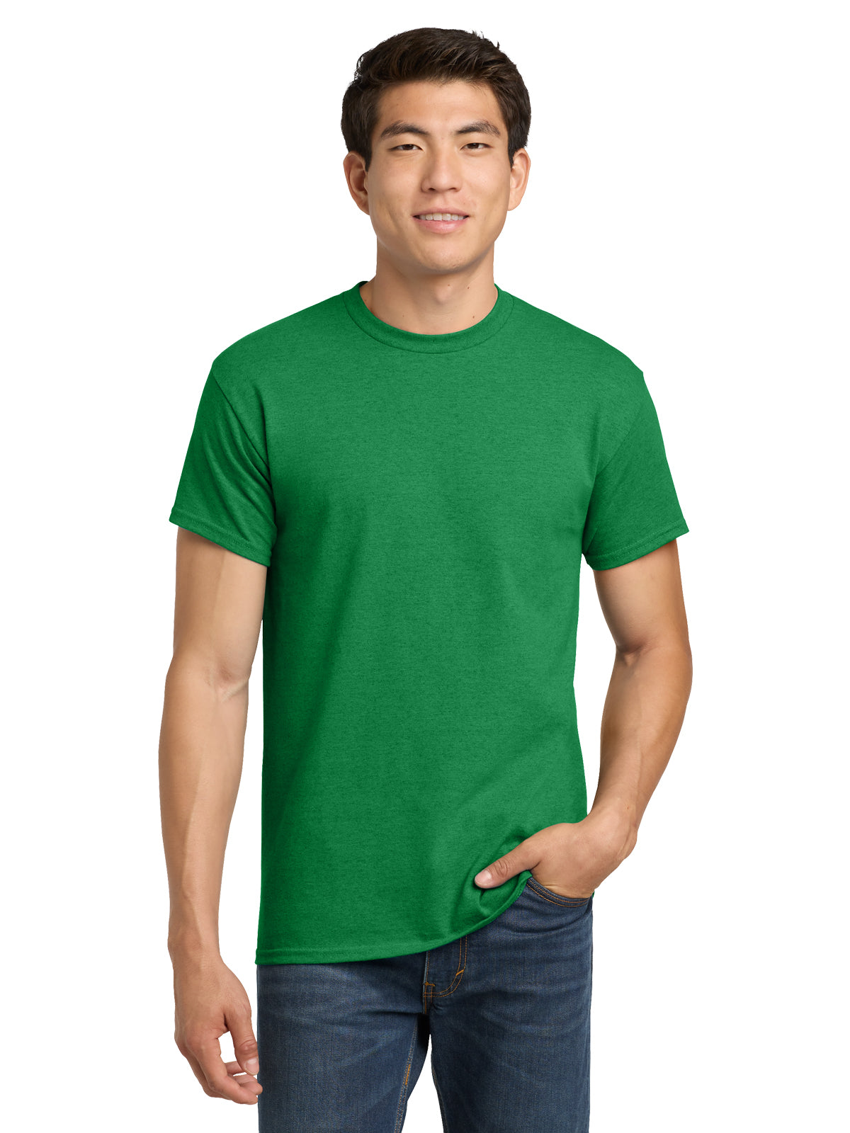 Men's Heavy Cotton T-Shirt - 5000 - Antique Irish Green