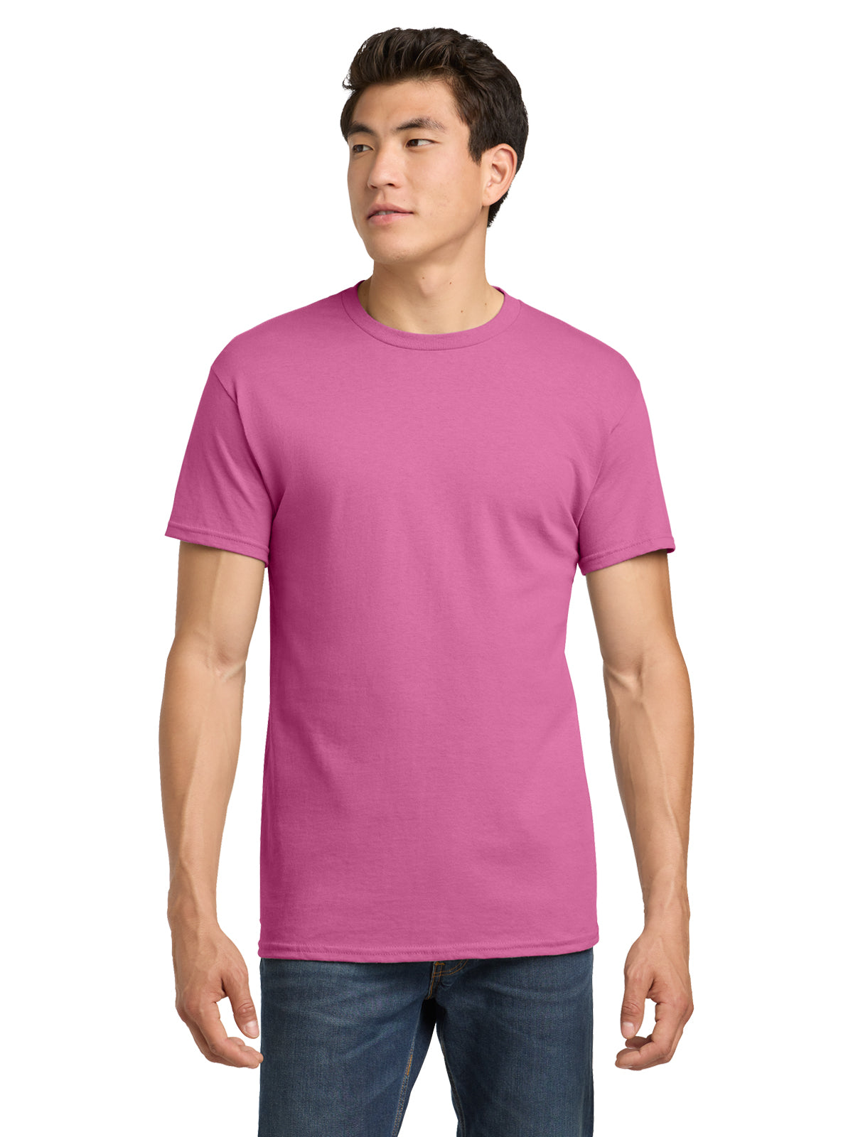 Men's Heavy Cotton T-Shirt - 5000 - Azalea